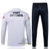 Paris Saint-Germain Trainings Sweatshirt Pak Quarter-zip 2022-23 Witte - Kids